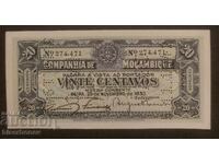 Мозамбик, 20 центавос 1933 г, UNC