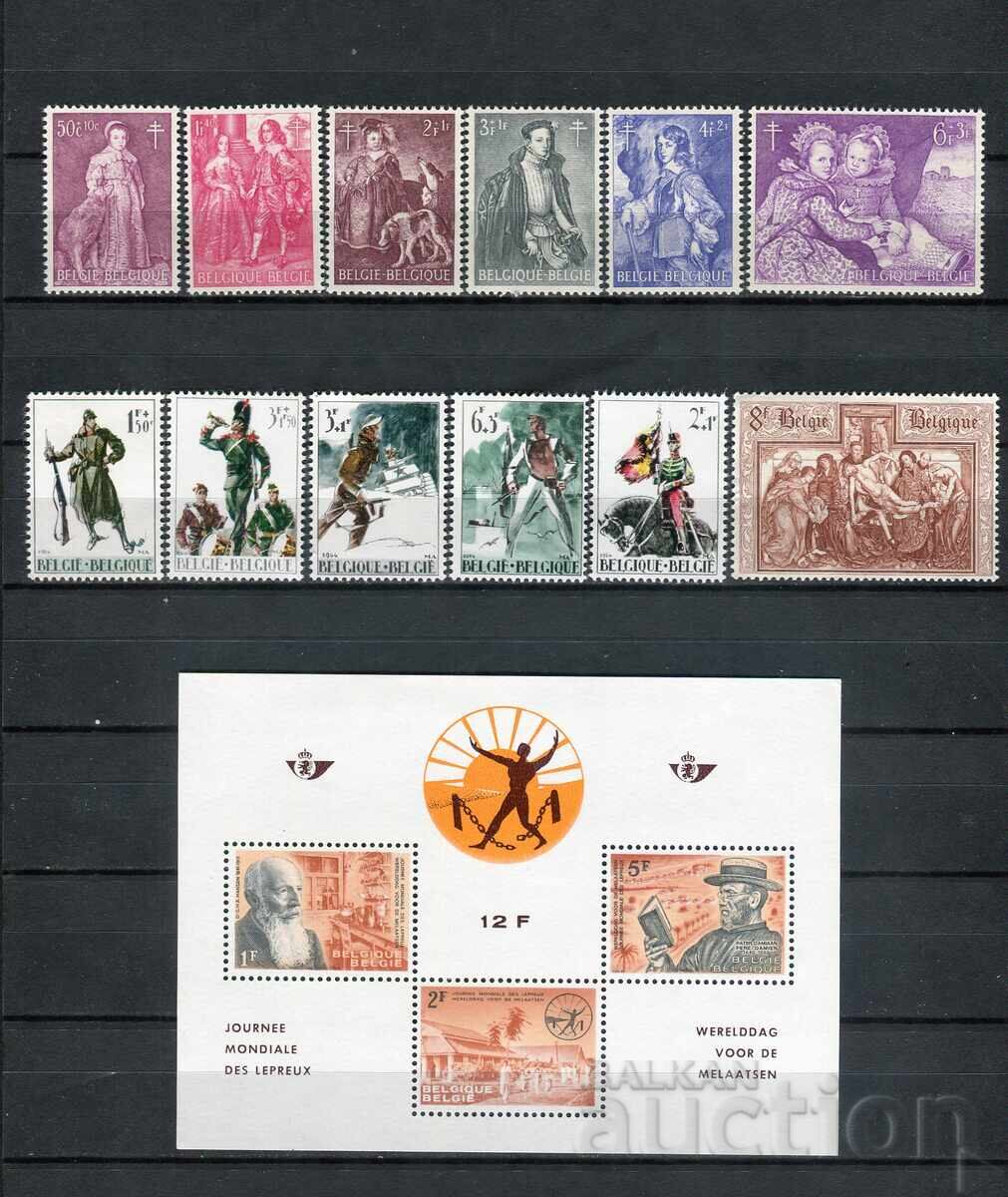 Auction Belgium 1964. MnH - series and single stamps Auction Belgium 1964. MnH - series and single stamps