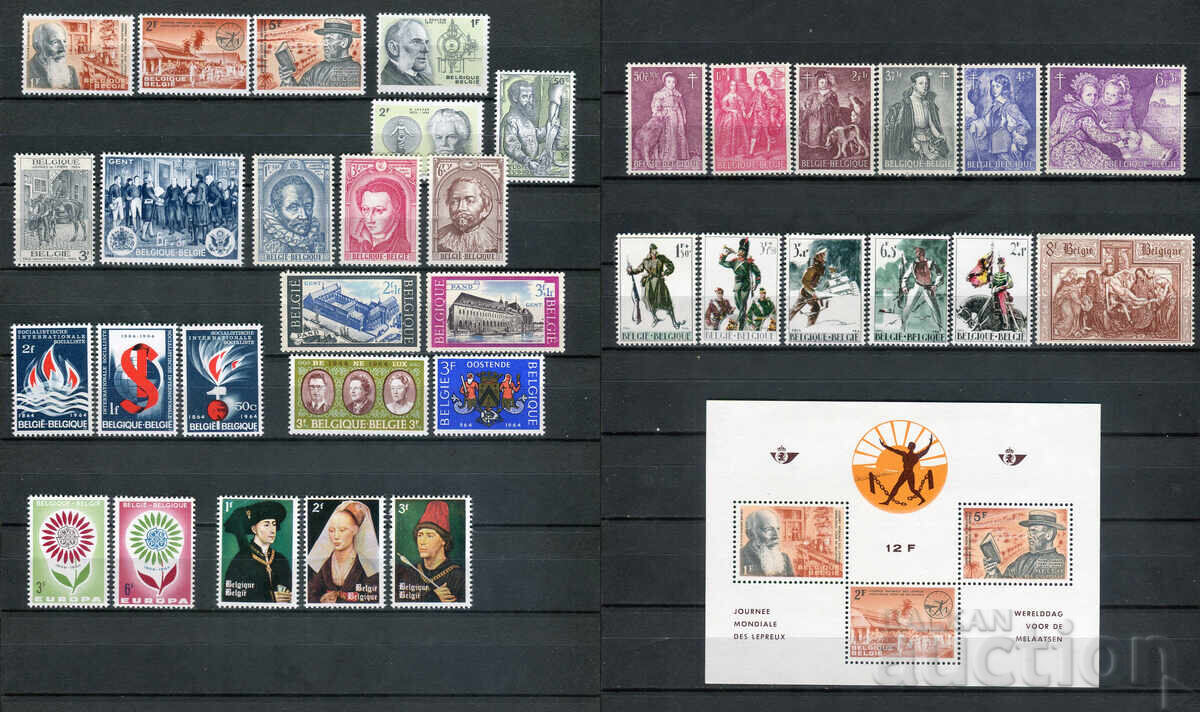 Belgium 1964. MnH - series and single stamps Belgium 1964. MnH - series and single stamps