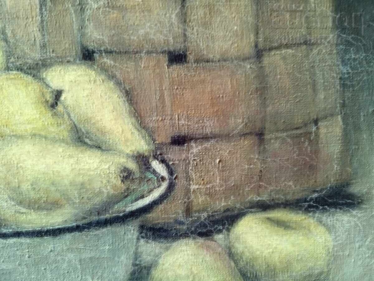 Delivery of Painting, still life, art. Marin Petrov Zhelezaraov (1933-2001)