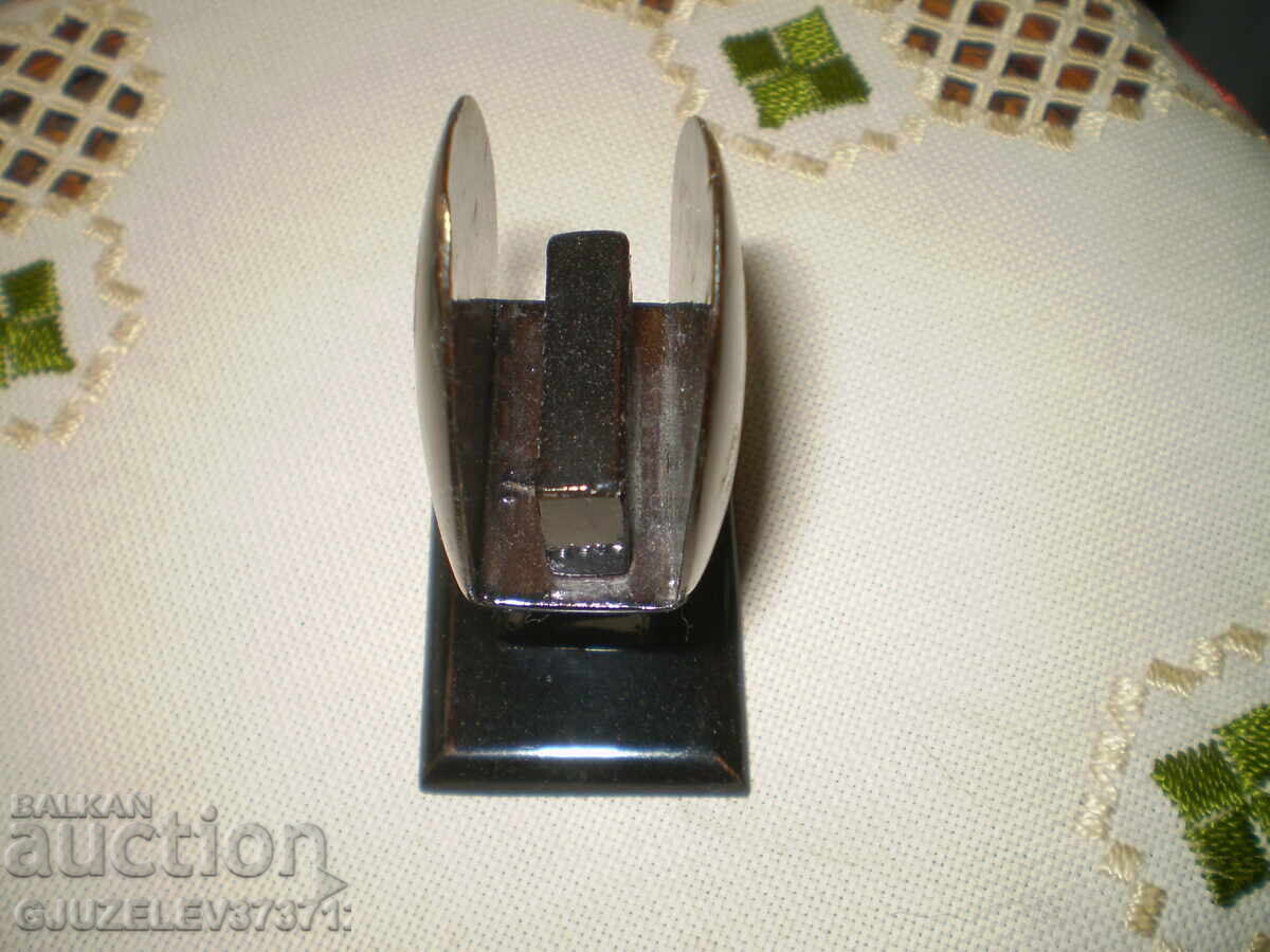 Βίντατζ μαύρο, λακαρισμένο, ψηλό βάθρο για σπίρτα - 5 Βίντατζ μαύρο, λακαρισμένο, ψηλό βάθρο για σπίρτα - 5