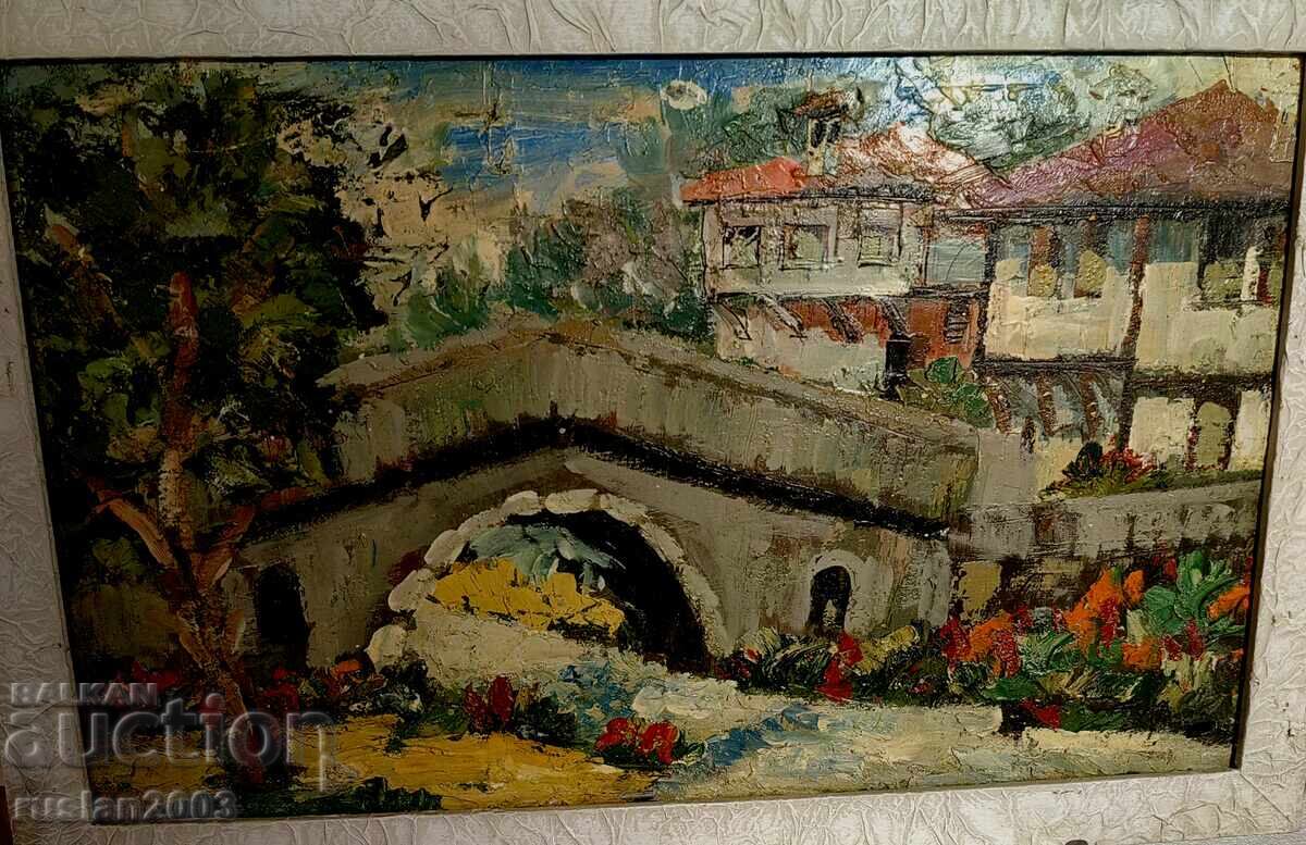 Δημήτρης Παchoφ, λάδι σε καμβά, Αραπόφσκι Μοστ, Κάρλοβο, 1994