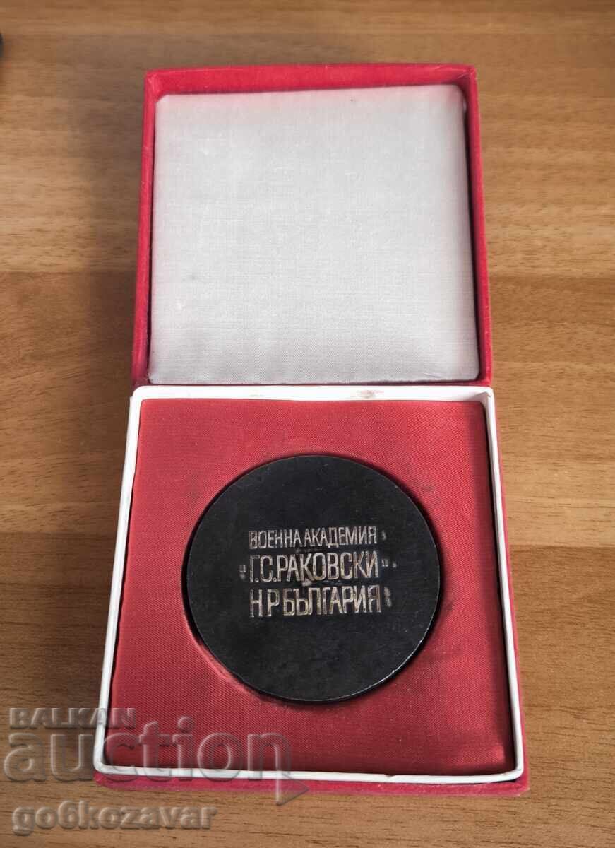 Μετάλλιο / πλακέτα - "50 χρόνια Στρατιωτική Ακαδημία Γ. Ρακόφσκι" με τιμή 19.00 BGN | € 9.71 Μετάλλιο / πλακέτα - "50 χρόνια Στρατιωτική Ακαδημία Γ. Ρακόφσκι" με τιμή 19.00 BGN | € 9.71