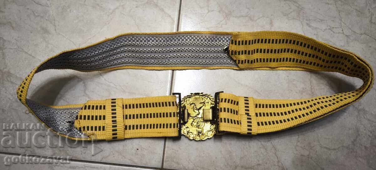 Auction  Officer's parade belt, buckle, clasp perfect!