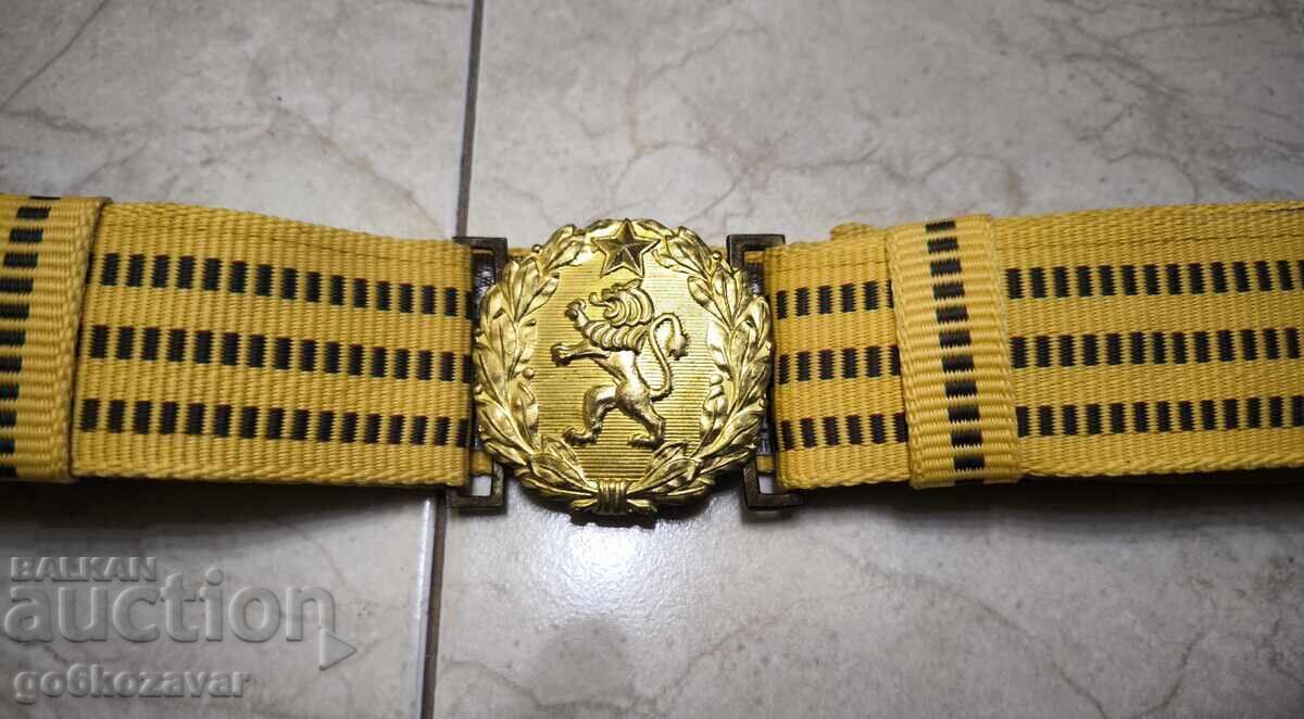 Officer's parade belt, buckle, clasp perfect!