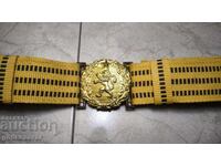 Centură de paradă ofițerească, cataramă, toc perfect!