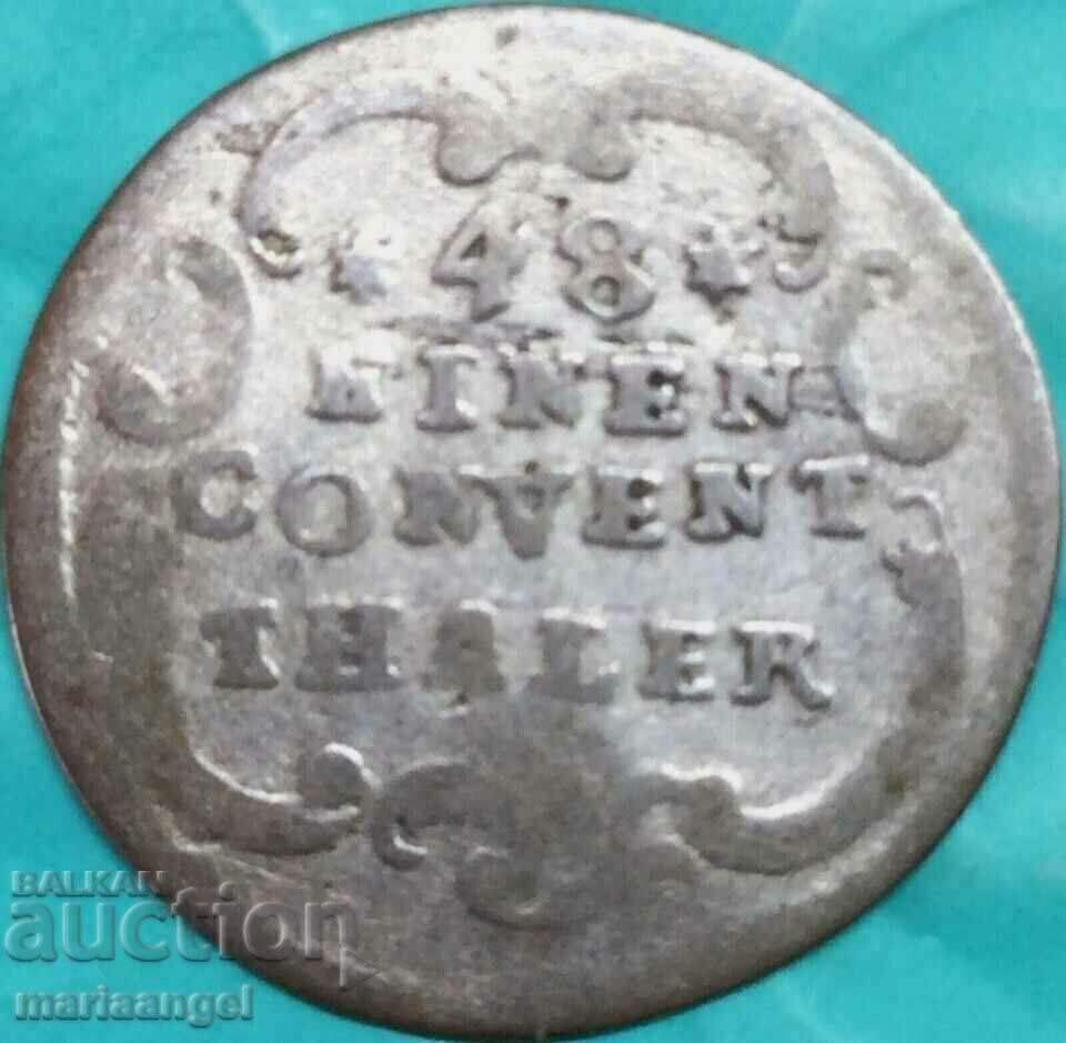 Παράδοση 1/48 thaler 1770 Γερμανία Württemberg billon - σπάνιο Παράδοση 1/48 thaler 1770 Γερμανία Württemberg billon - σπάνιο