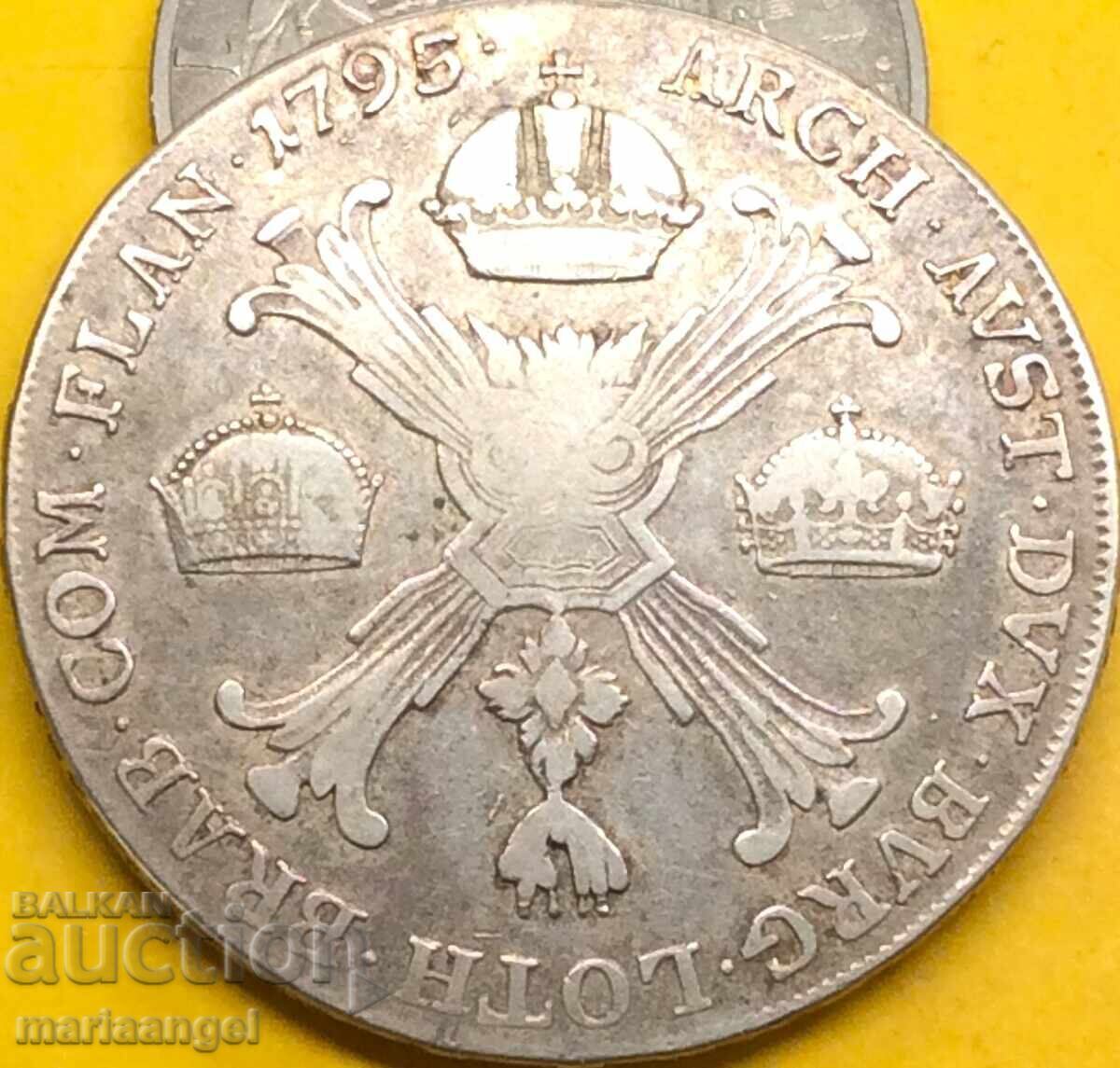 Δημοπρασία 1 Τάληρο 1795 Αυστρία Ν - Γκύντσμπουργκ Φραγκίσκος Β' Πατίνα Δημοπρασία 1 Τάληρο 1795 Αυστρία Ν - Γκύντσμπουργκ Φραγκίσκος Β' Πατίνα