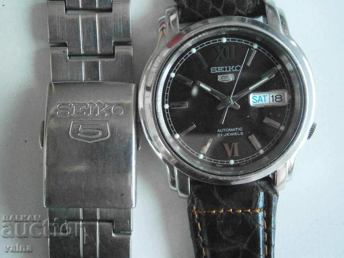 SEIKO 5, Αυτόματο, 7s26, 21 κοσμήματα, Ιαπωνία, Bukvalno nov! - 7 SEIKO 5, Αυτόματο, 7s26, 21 κοσμήματα, Ιαπωνία, Bukvalno nov! - 7