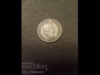 5 Rappen 1897 Switzerland Rare