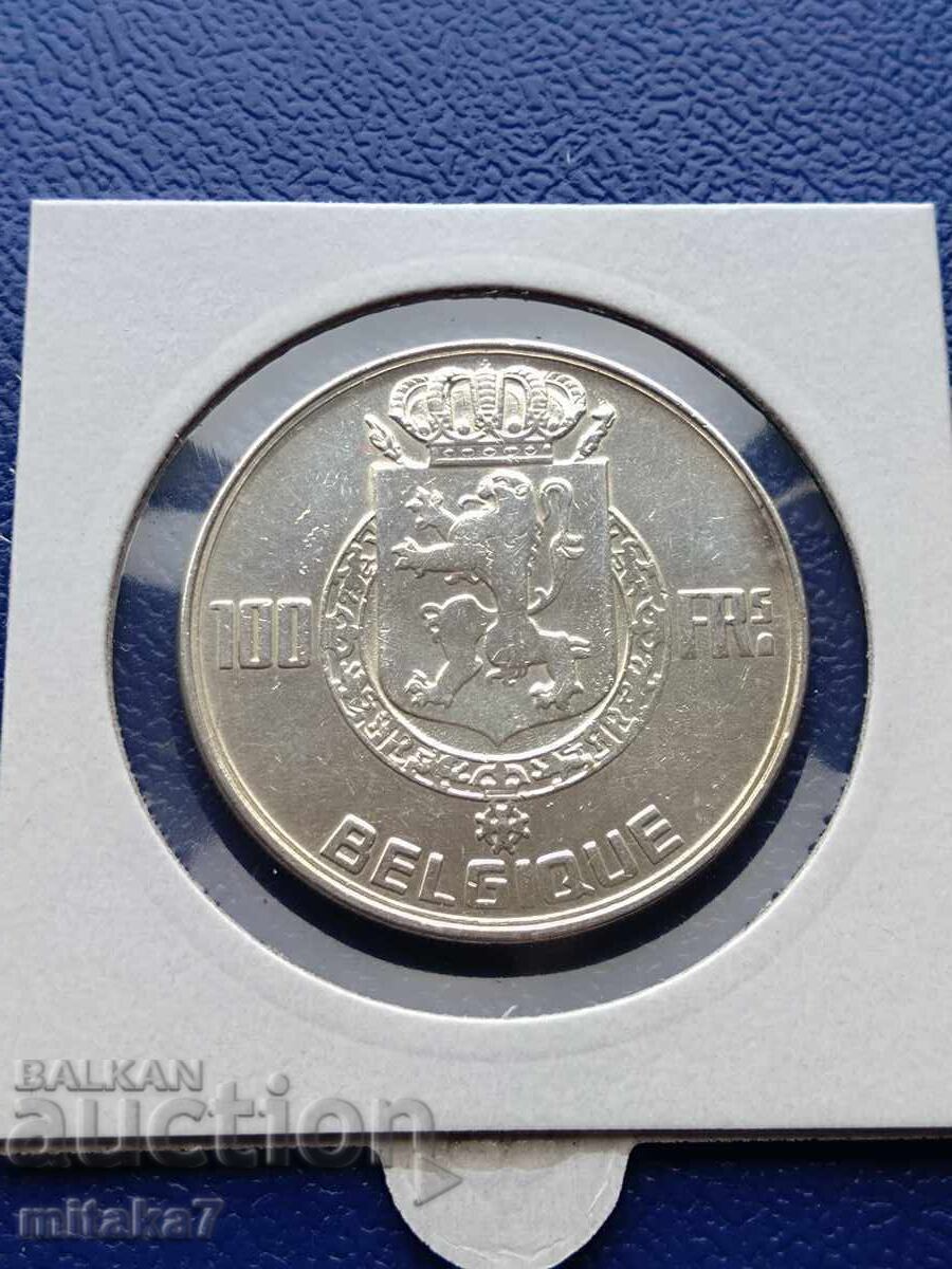 100 franci 1950, Belgia cu preț € 40.00 | 78.23 BGN