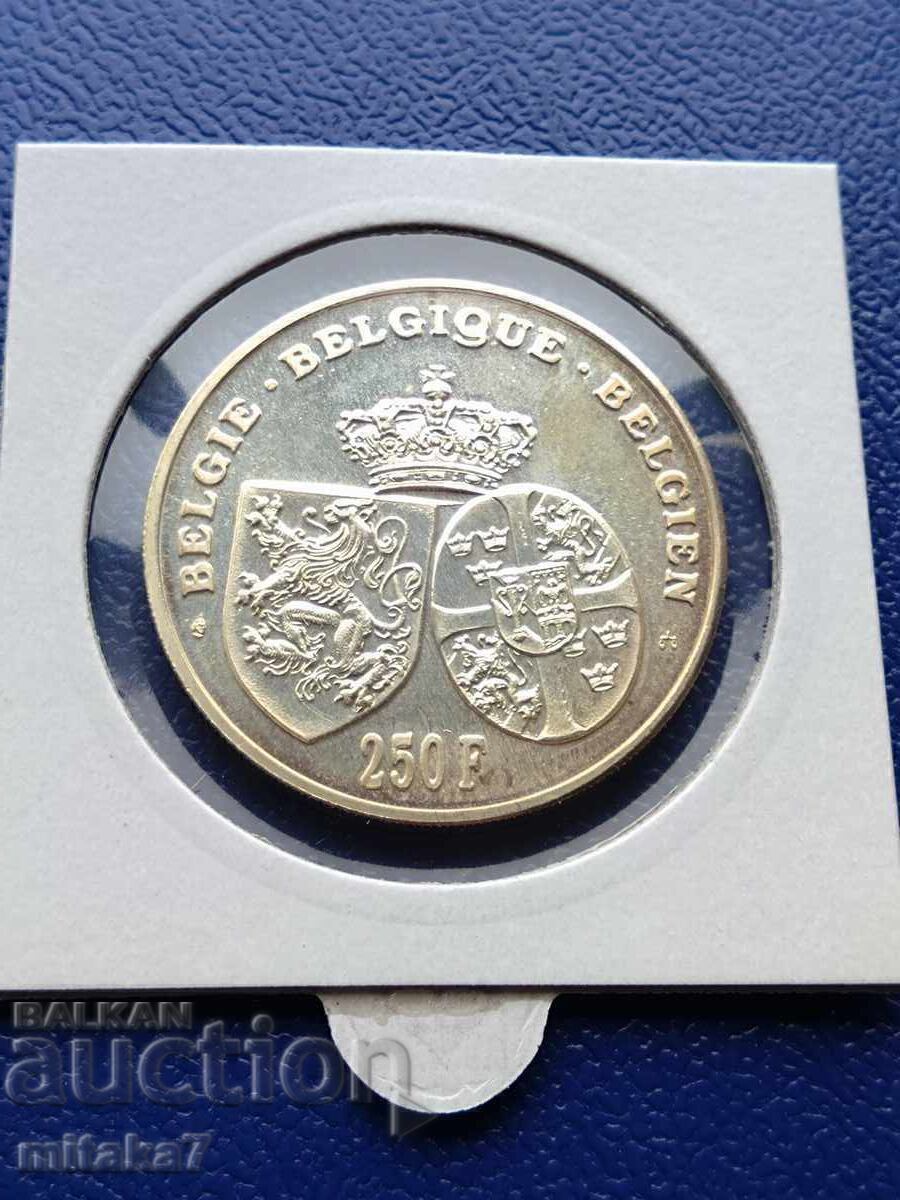 250 franci 1995, Belgia cu preț € 54.00 | 105.62 BGN