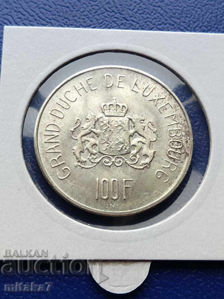 100 franci 1963, Luxemburg cu preț € 37.00 | 72.37 BGN