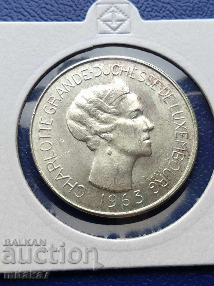 100 franci 1963, Luxemburg 100 franci 1963, Luxemburg