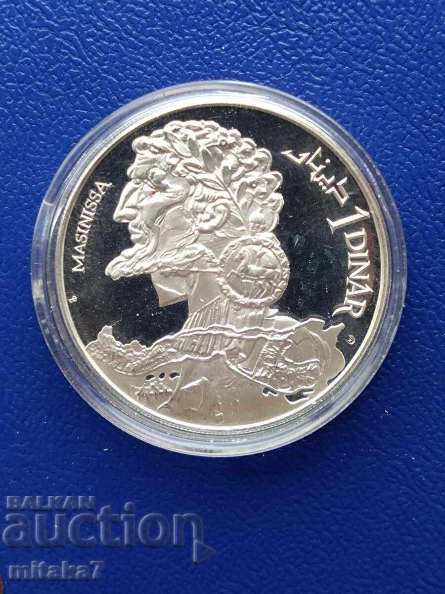 1 Δηνάριο 1969, Τυνησία 1 Δηνάριο 1969, Τυνησία