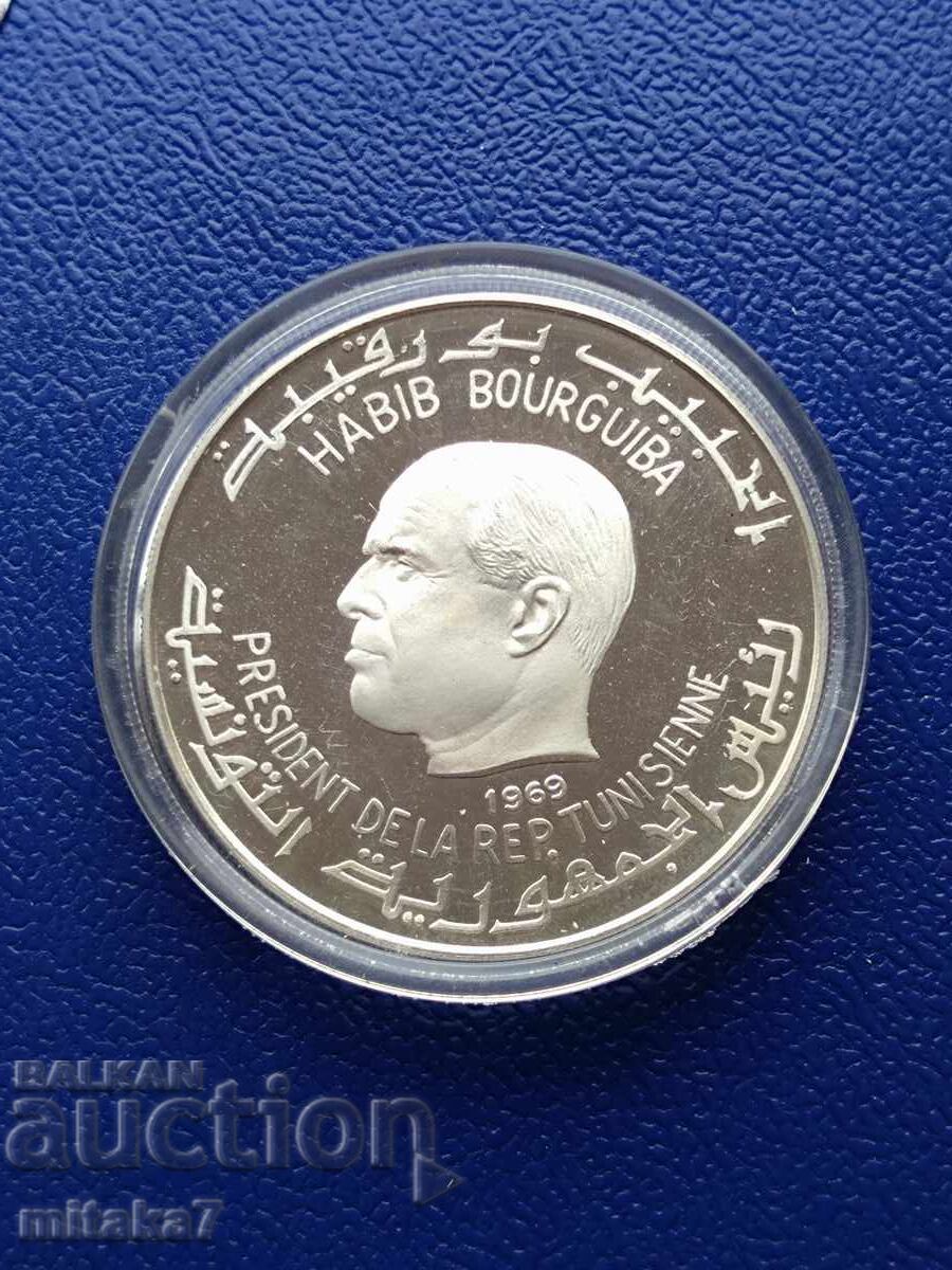 Παράδοση 1 Δηνάριο 1969, Τυνησία Παράδοση 1 Δηνάριο 1969, Τυνησία