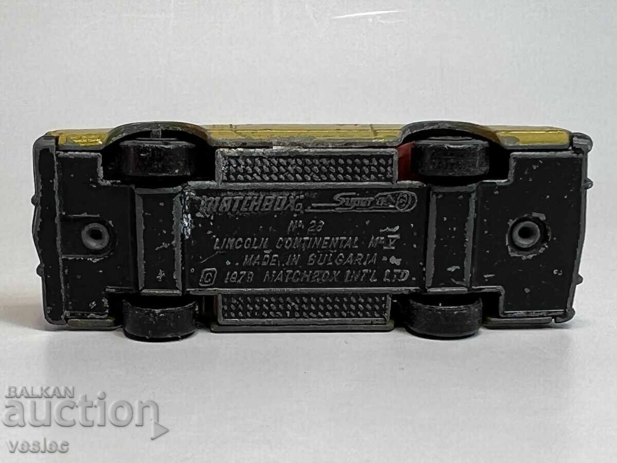 Παράδοση Κολεξιόν Matchbox Ματςμπόξ BG Βουλγαρία Lincoln Continental Παράδοση Κολεξιόν Matchbox Ματςμπόξ BG Βουλγαρία Lincoln Continental