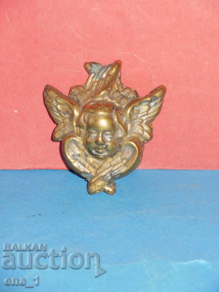 Two beautiful small bronze Seraphim figurines for decoration - 5