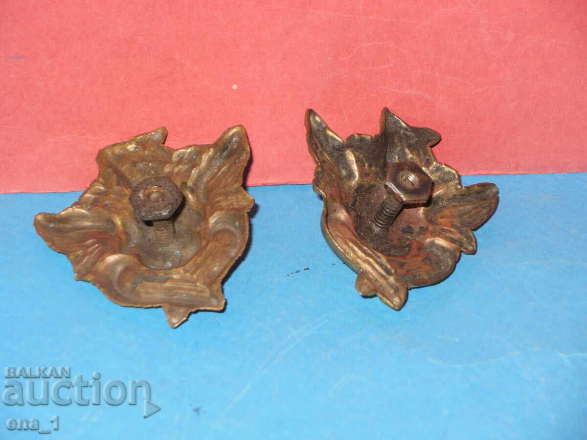Two beautiful small bronze Seraphim figurines for decoration - 7