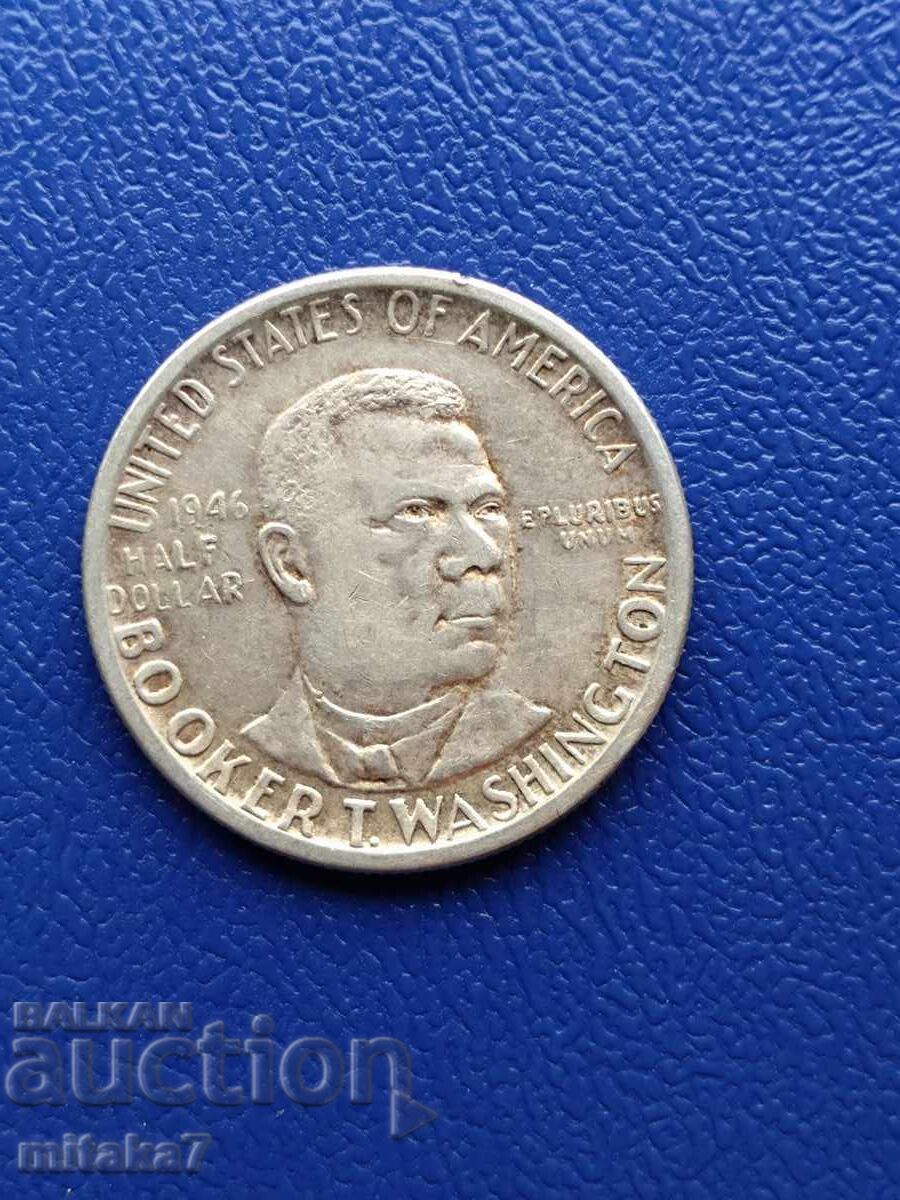 1/2 dollar 1946, silver, USA