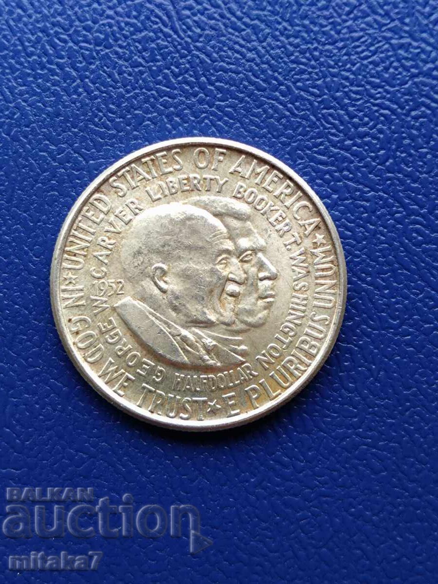 1/2 Dollar 1952, Silver, USA 1/2 Dollar 1952, Silver, USA