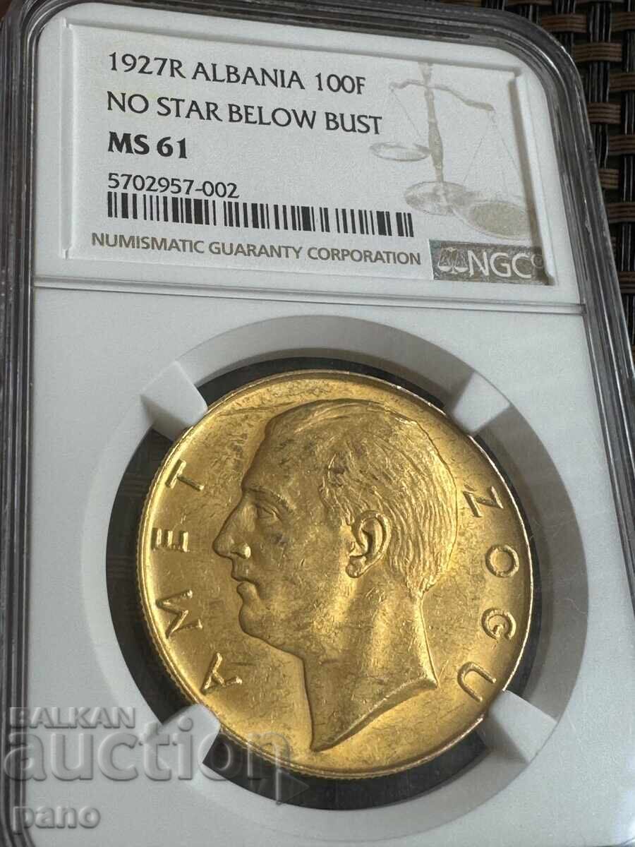 100 Φράγκα Αλβανίας σε άριστη ποιότητα! MS 61 !!! 100 Φράγκα Αλβανίας σε άριστη ποιότητα! MS 61 !!!
