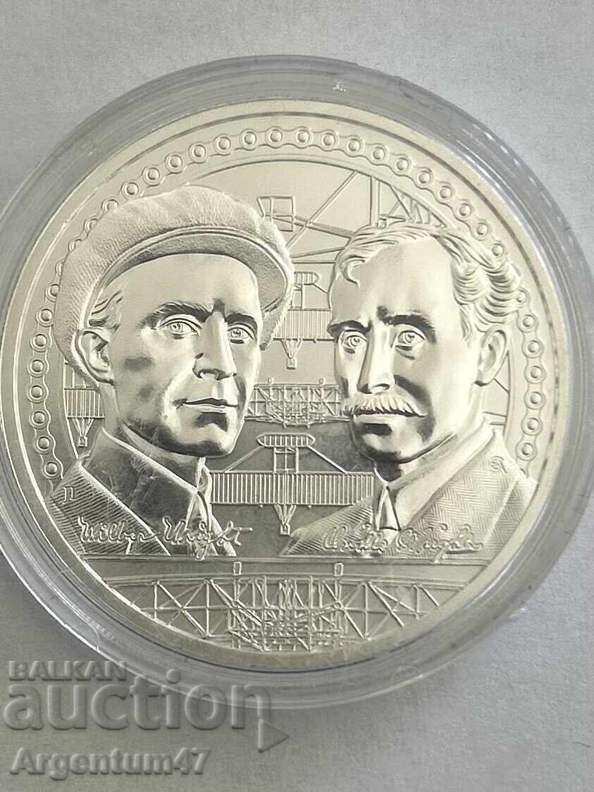 Licitație ARGINT 1 OZ 2022 NIUE - FRAȚII WRIGHT