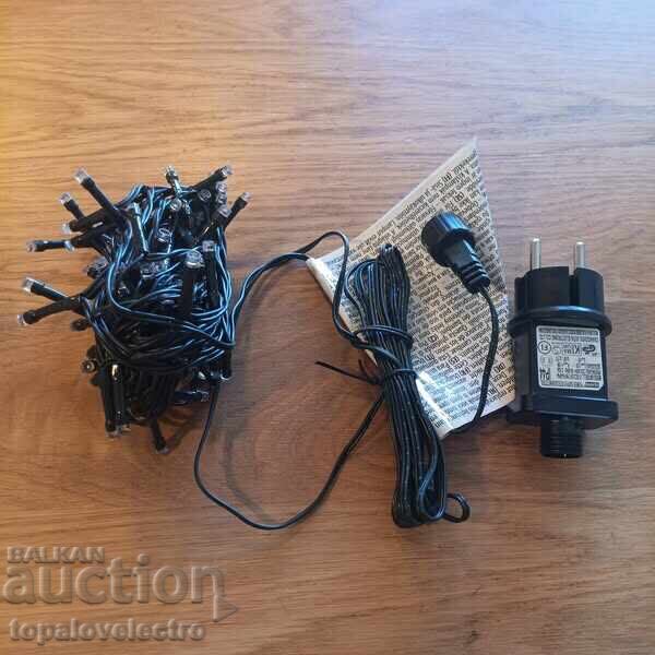Auction  NEW! LED Christmas lights, 6 meters, warm white light