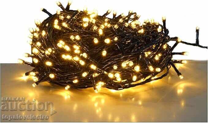 NEW! LED Christmas lights, 6 meters, warm white light