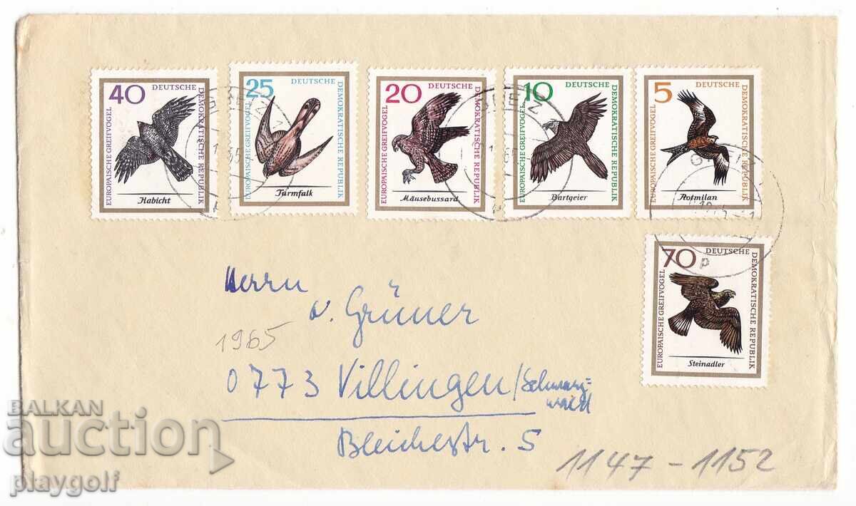 Collector's Envelope DDR 1147 - 1152 from 1965 by Dr. L. Reinicke Collector's Envelope DDR 1147 - 1152 from 1965 by Dr. L. Reinicke