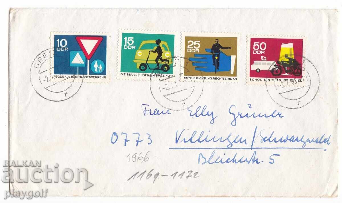 Συλλεκτικός φάκελος DDR 1169 - 1172 του 1966 του Dr.L. Reinicke