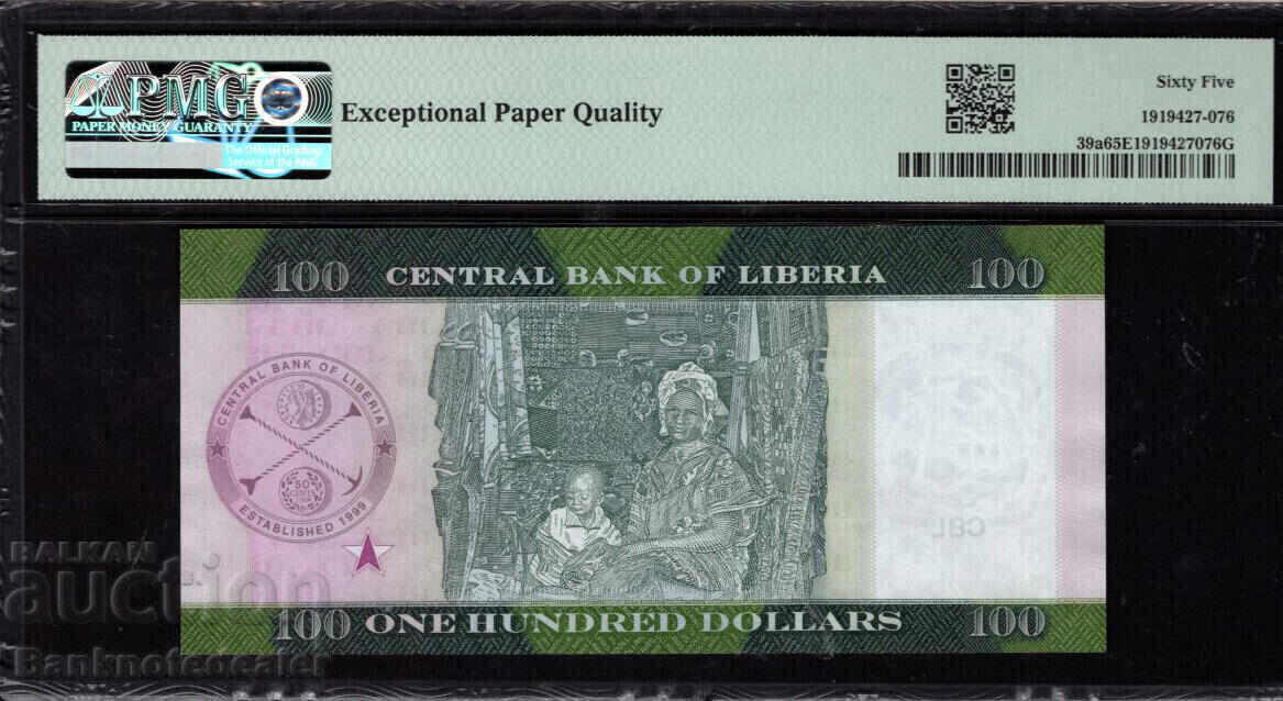 Liberia 100 Dolari 2021 Pick 39a PMG 65 EPQ Ref 9146 Unc cu preț 80.00 BGN | € 40.90