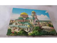 Пощенска картичка София Храм-паметник Александър Невски
