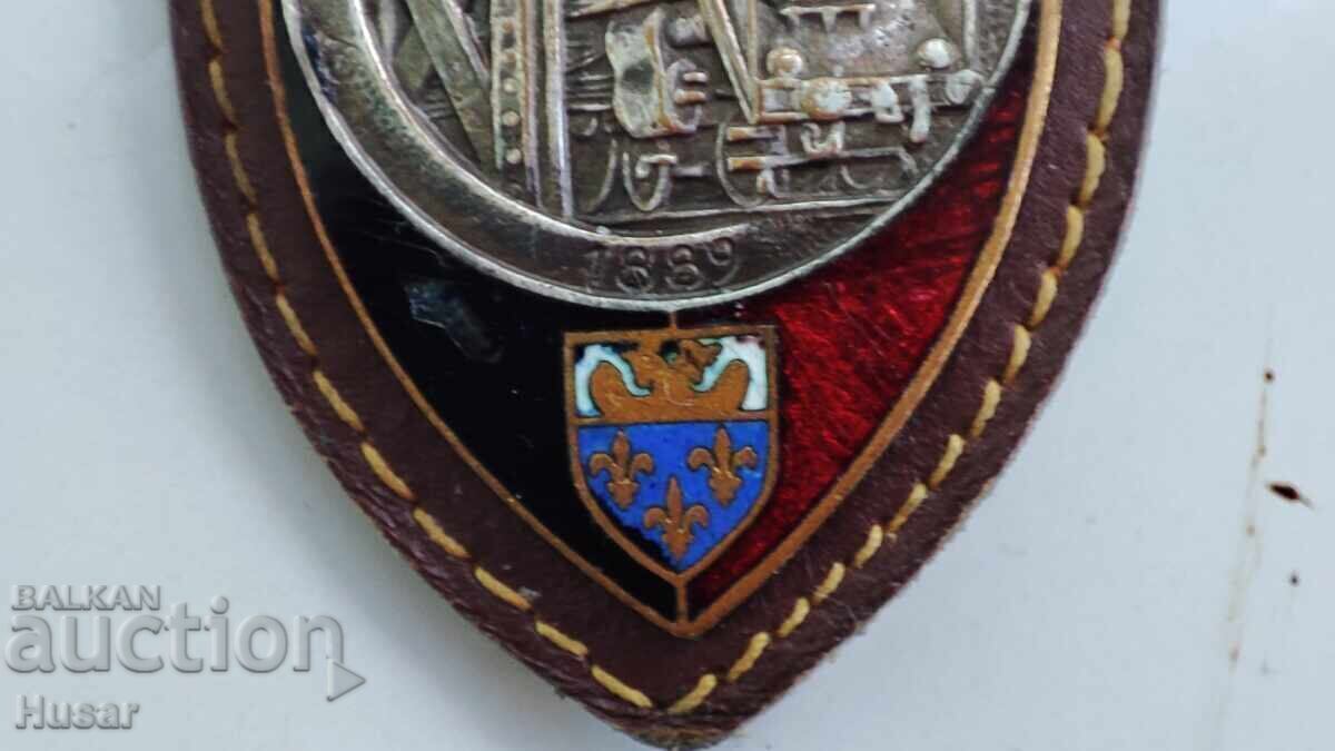 Livrarea Franța patch al Regimentului 5 Ingenieri, locomotivă, tren, Căi Ferate