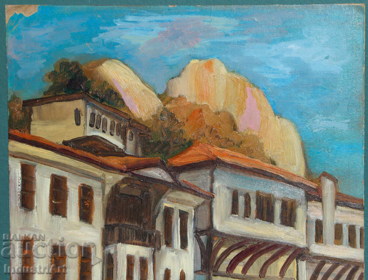 Livrarea Peisaj rustic, pictură în ulei Livrarea Peisaj rustic, pictură în ulei