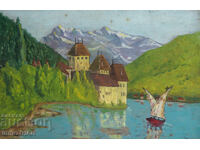 Începutul secolului XX, pictură în ulei, peisaj