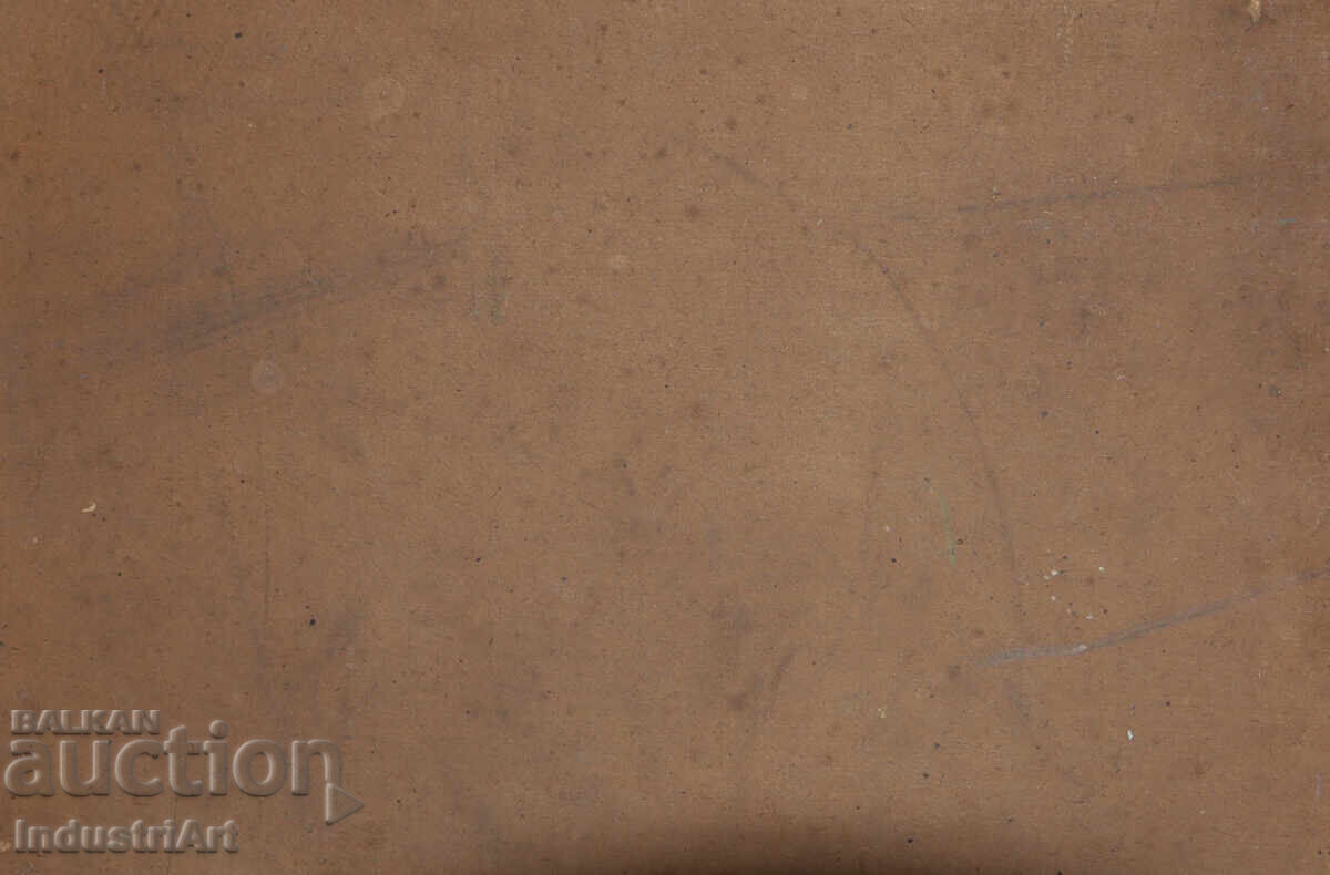 Παλιά ελαιογραφία, ανοιξιάτικο τοπίο - 7