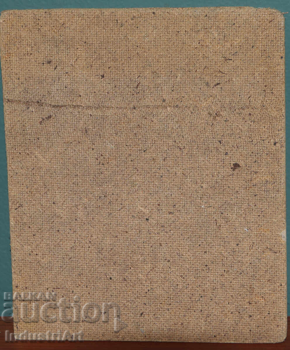 Средата на XX век картина маслени бои Богородица - 6