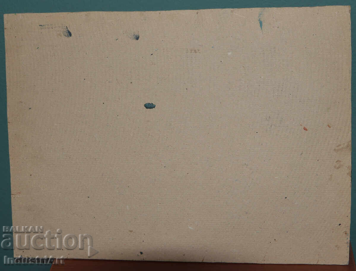 Παλιά ελαιογραφία ορεινού τοπίου - 7