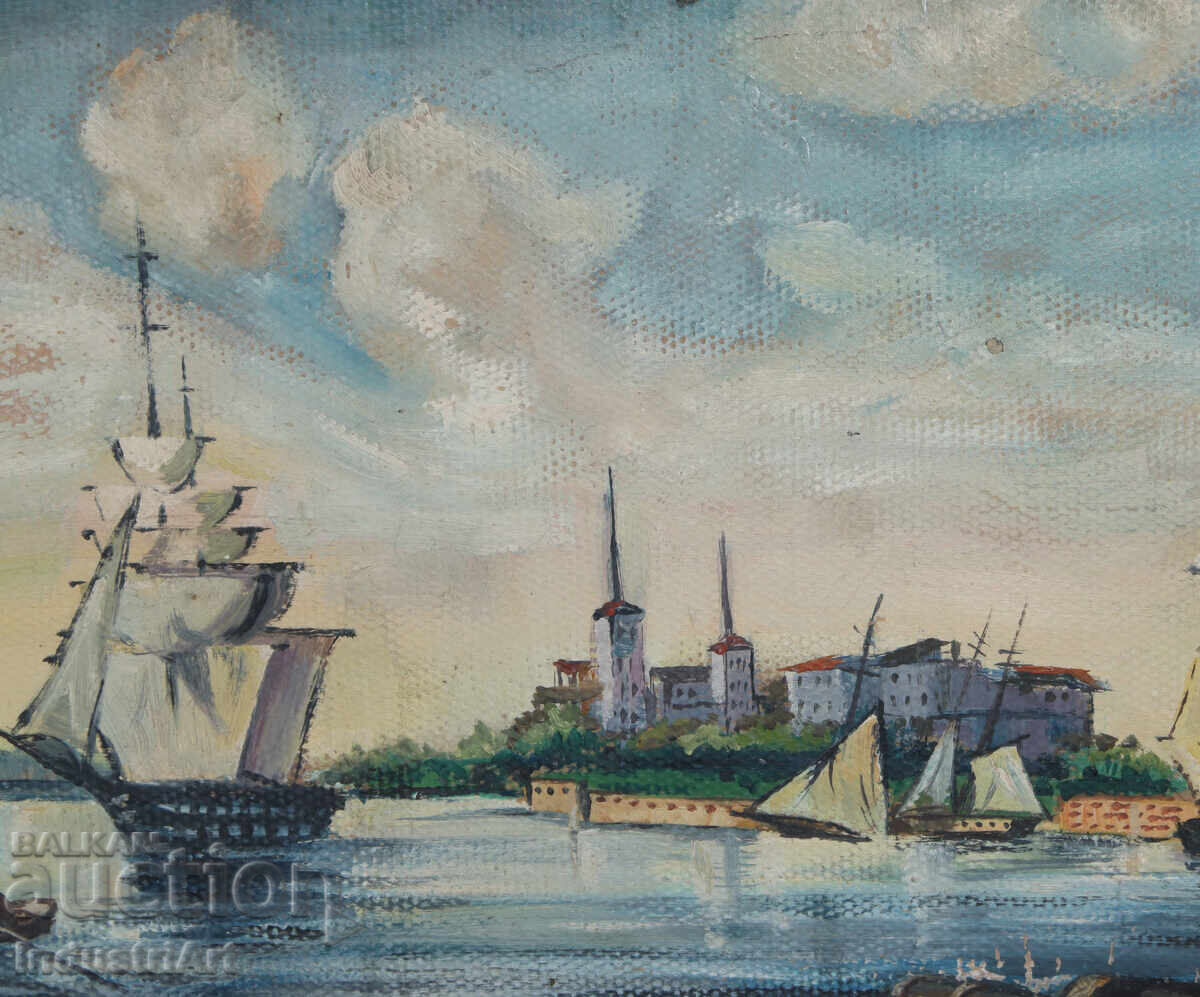 Auction  Early 20th Century Oil Painting, Seascape