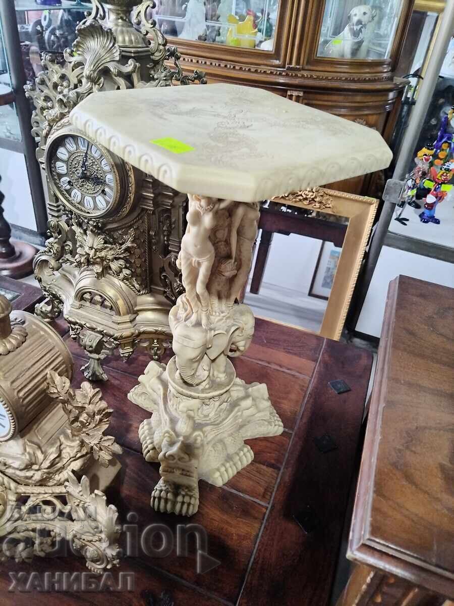 Όμορφο ρολόι τζακιού με δύο κηροπήγια - 5