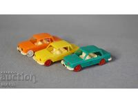 Wartburg 3 Jucării vechi de plastic model mașină Wartburg