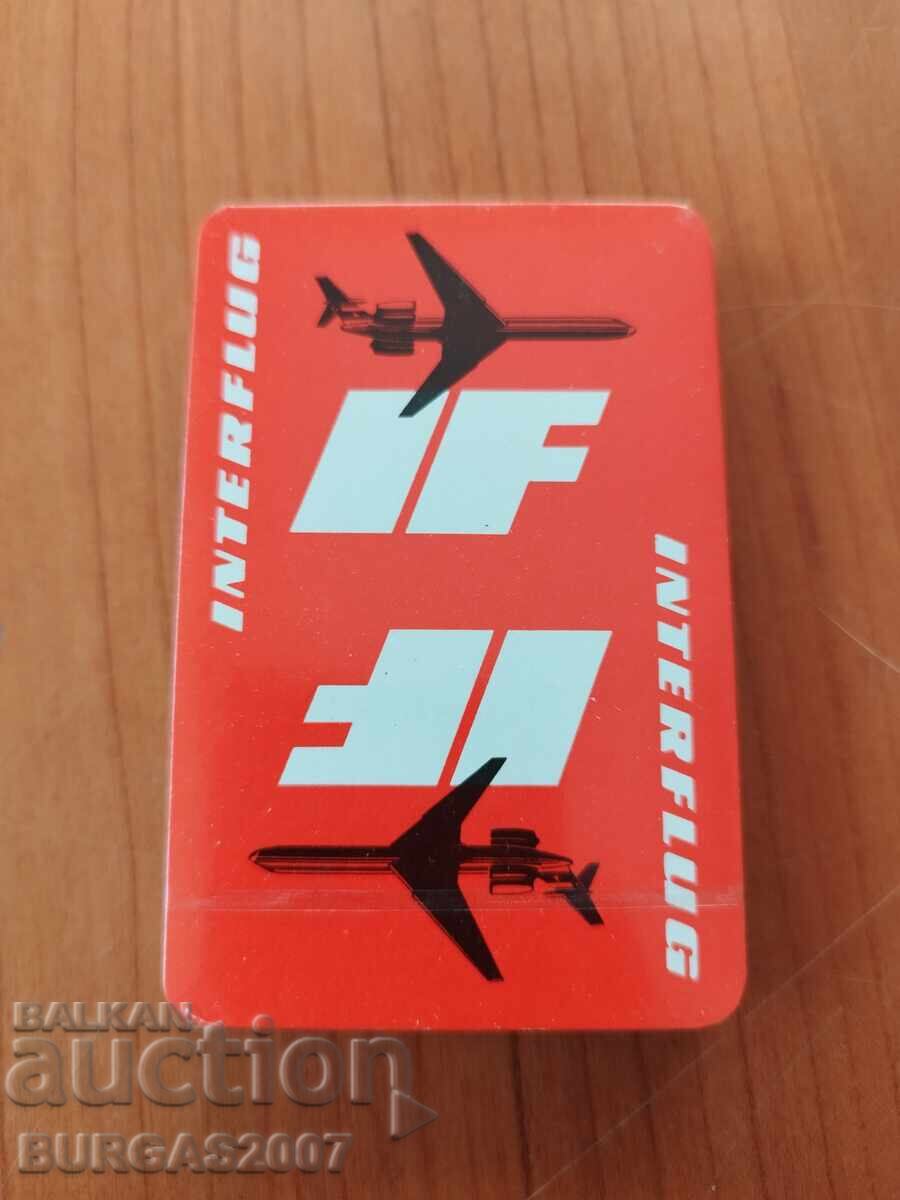 Carduri publicitare vechi, compania aeriană INTERFLUG (RDG) Carduri publicitare vechi, compania aeriană INTERFLUG (RDG)