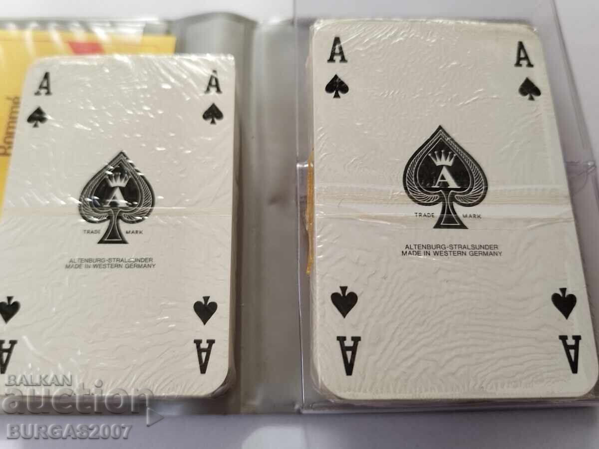 Auction  Old advertising playing cards, LUFTHANSA (FRG)