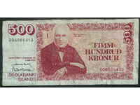 Islanda 500 coroane 2001 Pick 58 Ref 6410