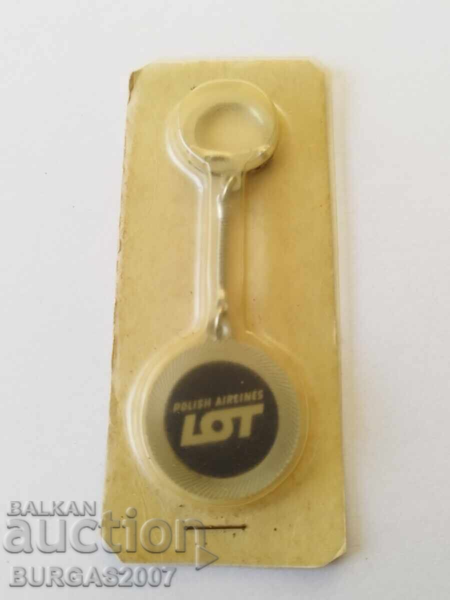 Licitație Cheie de breloc vechi de reclamă, LOT Polish Airlines