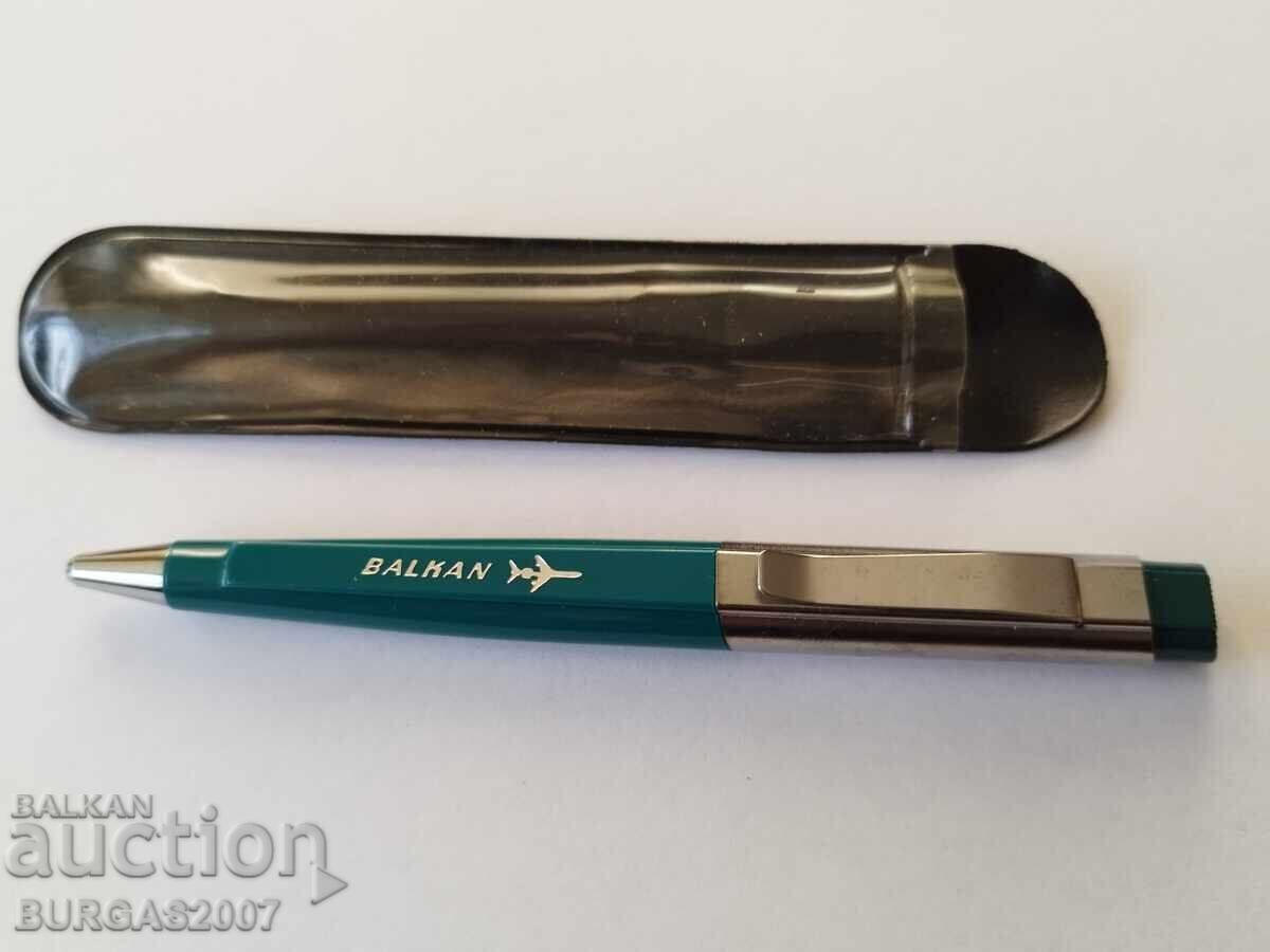 Old BGA Balkan ballpoint pen, social. NRB