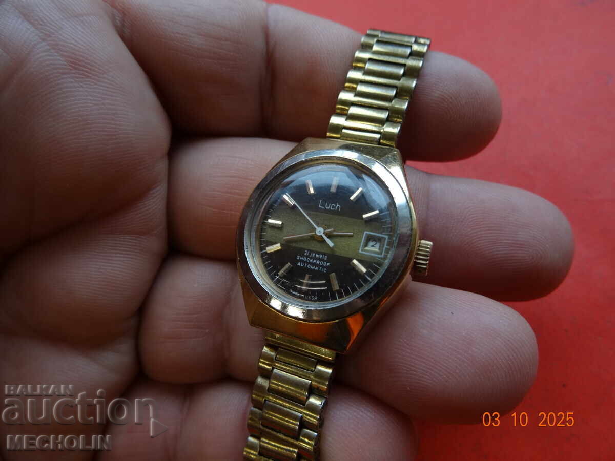 Livrarea CEAS AUTOMAT RUSESC DE COLECȚIE LUCH 21K AURIT 2 Livrarea CEAS AUTOMAT RUSESC DE COLECȚIE LUCH 21K AURIT 2