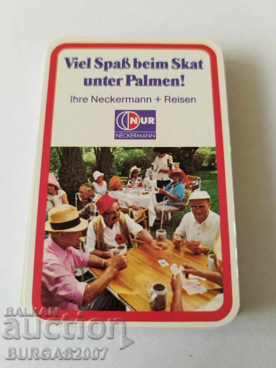 Old advertising playing cards, NECKERMANN +REISEN with price 10.00 BGN | € 5.11 Old advertising playing cards, NECKERMANN +REISEN with price 10.00 BGN | € 5.11