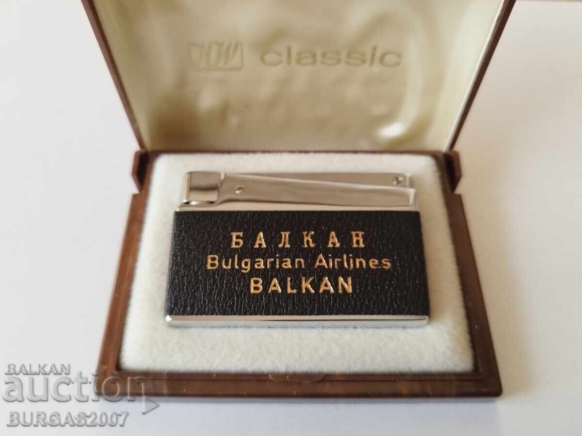 Brichetă publicitară veche, BGA BALKAN, KAWEE, GERMANY Brichetă publicitară veche, BGA BALKAN, KAWEE, GERMANY